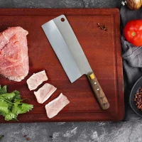 dao chặt cán gỗ mun 1
