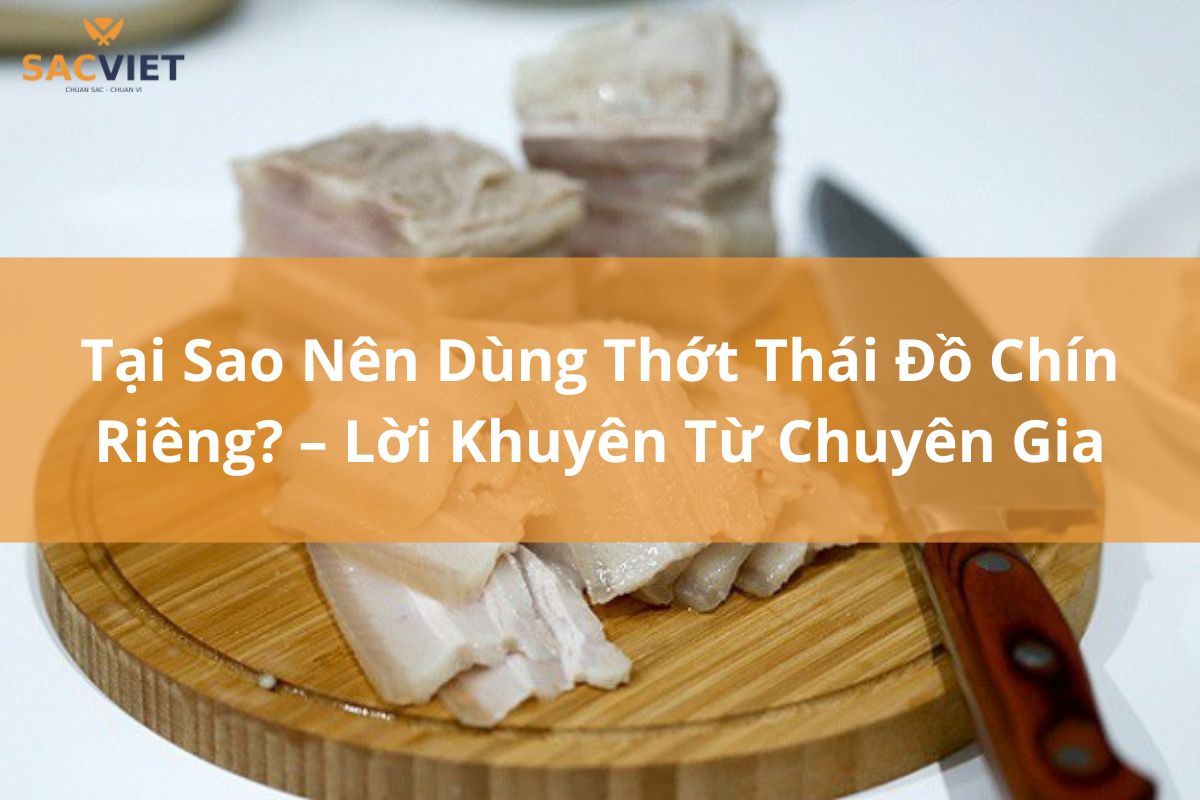 thớt thái đồ chín