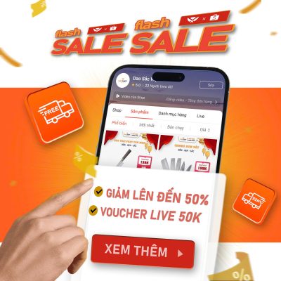 poster dao sắc việt, điều hướng shopee